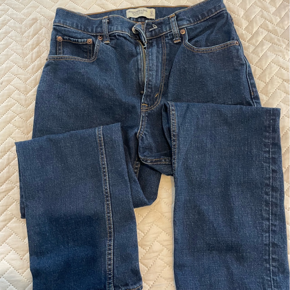 Abercrombie The Ankle Straight Ultra High Rise